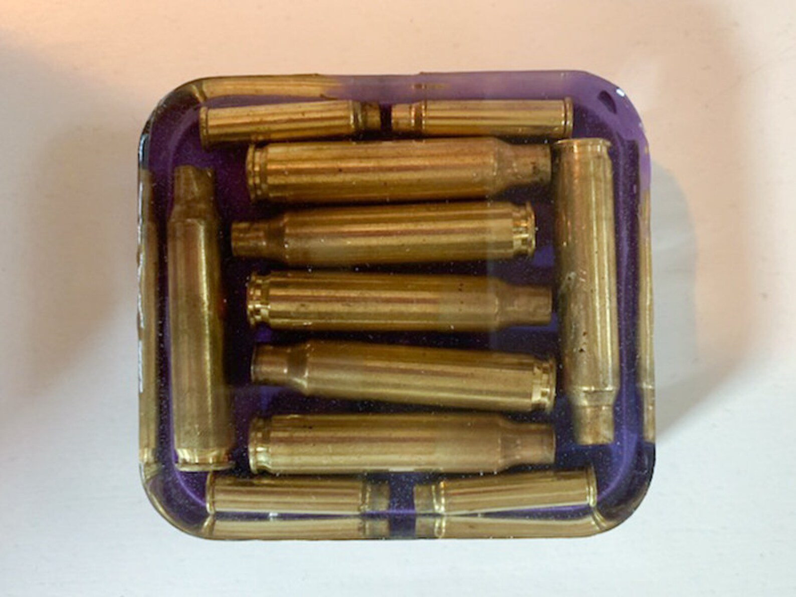 Resin Bullet Coaster With 223 REM and .17 HMR Bullets for Gun Etsy