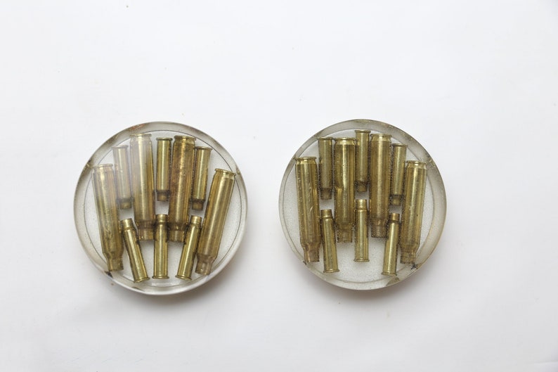 Resin Bullet Coaster / Tile With 223 REM and .17 HMR Bullets Etsy