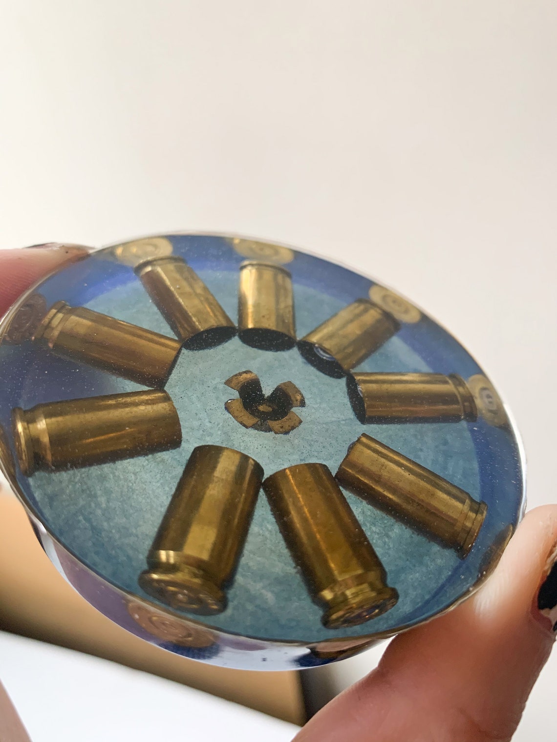 Resin Bullet Coaster with 9mm LUGER bullets for gun rifle Etsy