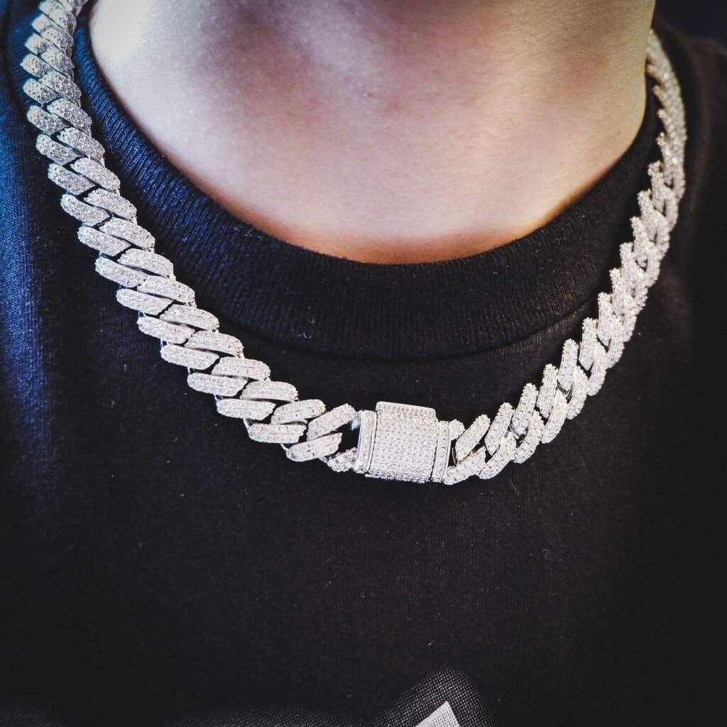Diamond Miami Prong Cuban Link Chain 