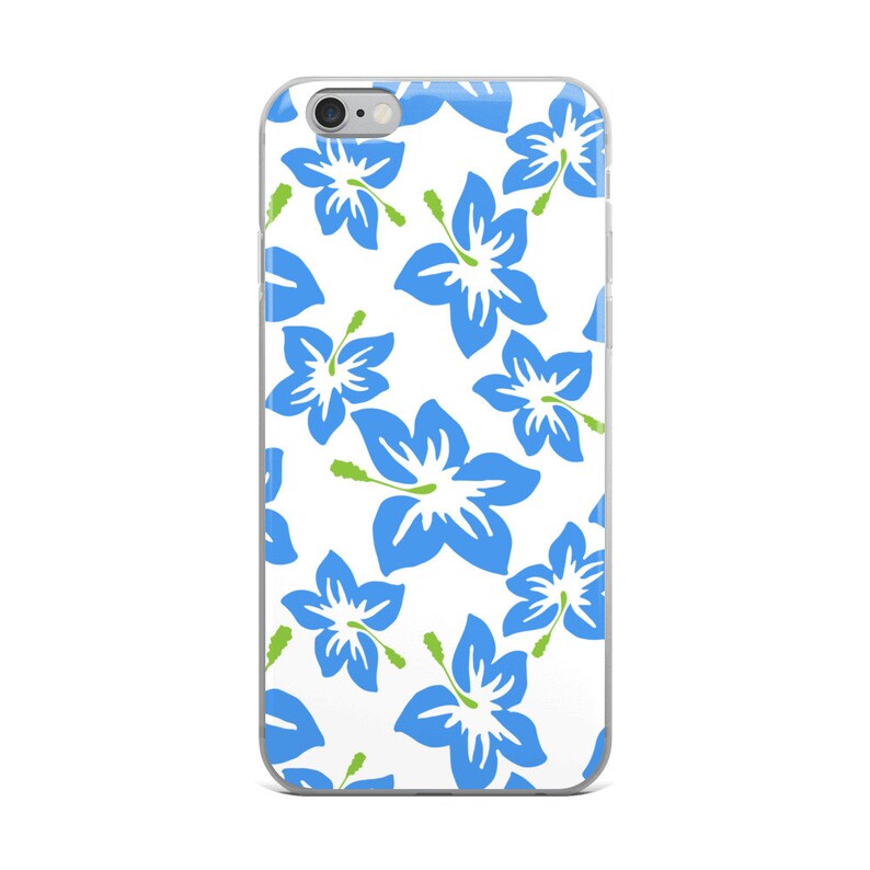 iPhone 78 iPhone 66s Plus XS Max Blue Violets Pattern iPhone 11 Case XR X XS 7Plus8Plus