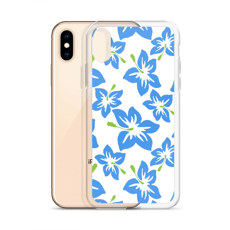 iPhone 78 iPhone 66s Plus XS Max Blue Violets Pattern iPhone 11 Case XR X XS 7Plus8Plus