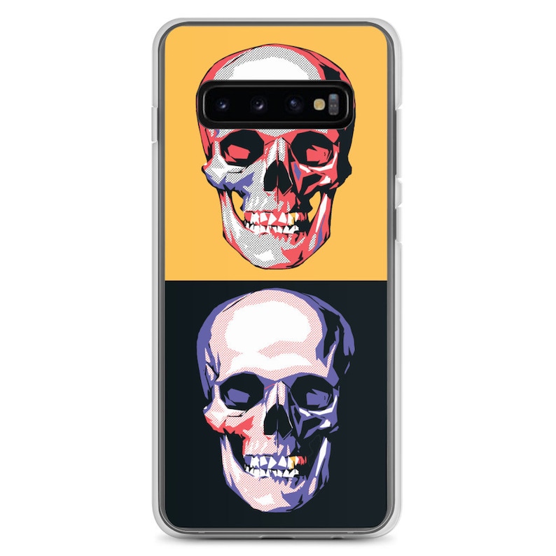 Black Yellow Skulls Samsung Galaxy S10 Case S9 S8 S7 Galaxy S9Plus S8 Plus S7 Edge Phone Case