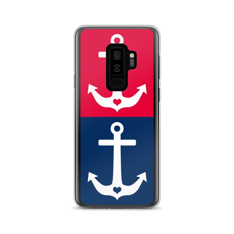 Anchors With Hearts Samsung Galaxy S10 Case S9 S8 S7 Galaxy S9Plus S8 Plus S7 Edge Phone Case