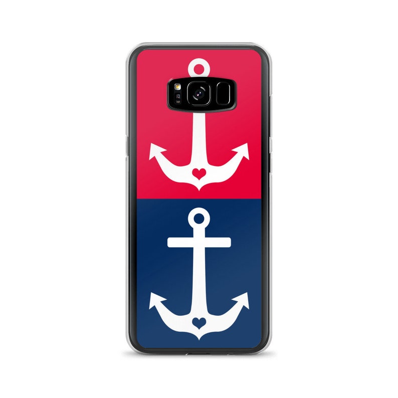 Anchors With Hearts Samsung Galaxy S10 Case S9 S8 S7 Galaxy S9Plus S8 Plus S7 Edge Phone Case