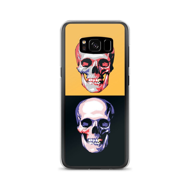 Black Yellow Skulls Samsung Galaxy S10 Case S9 S8 S7 Galaxy S9Plus S8 Plus S7 Edge Phone Case