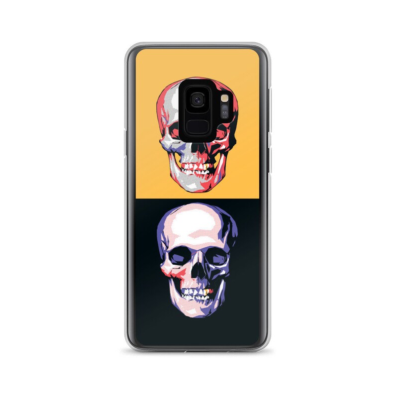 Black Yellow Skulls Samsung Galaxy S10 Case S9 S8 S7 Galaxy S9Plus S8 Plus S7 Edge Phone Case