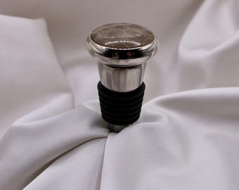 Petoskey Stone Wine Stopper | Handcrafted Michigan Gift