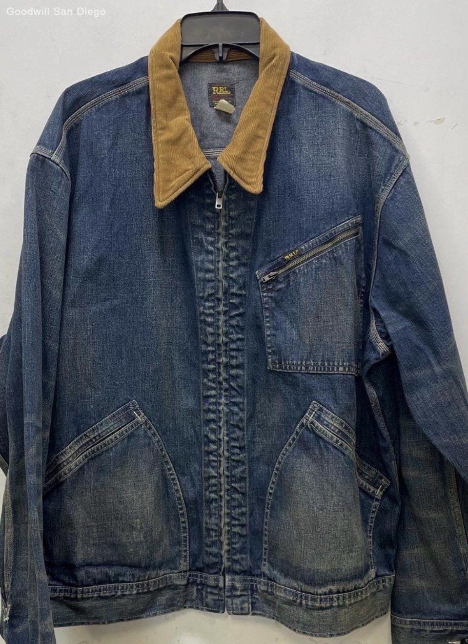 RRL STRATFORD WORK DENIM JACKET サイズXL Double Rrl Denim Jacket - Etsy