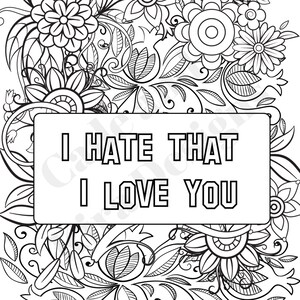 Download Break Up Survival Coloring Pages Funny Break Up Gift Etsy