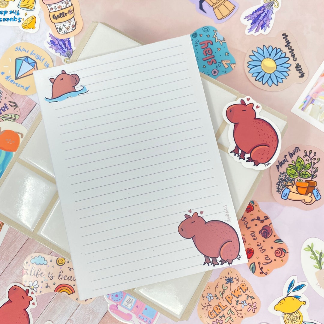 Notepad A5 Capybara Lover. Planner, Scrapbooking, Stationery Lover ...