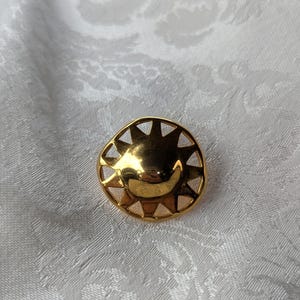 Gold Sun Stock Tie Pin