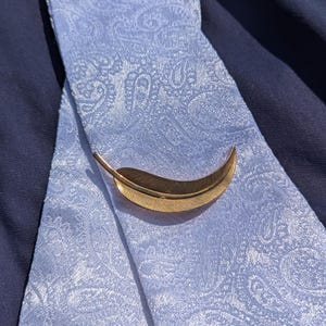 Gold Feather Stock Tie Pin