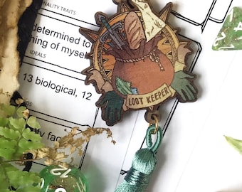 Loot Keeper Charm With Keychain