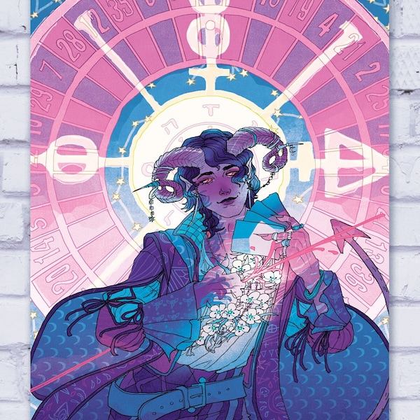 Impresión de hojas de té de Mollymauk