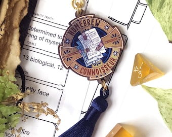 Homebrew Connoisseur Charm With Keychain