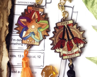 Found Family & Found Crime Family Keychain