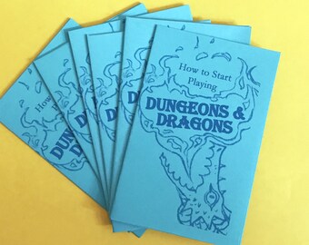 How to Start Playing Dungeons & Dragons - Mini Zine