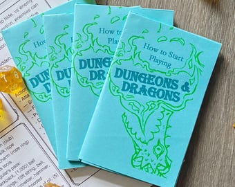 How to Start Playing Dungeons & Dragons - Mini Zine