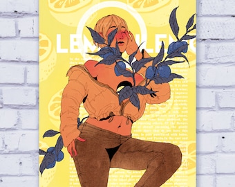 Lemon - Original 8.5 x 11 Art Print
