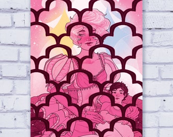 Holo Pink Diamond Steven Universe - 11 x 17 Art Print
