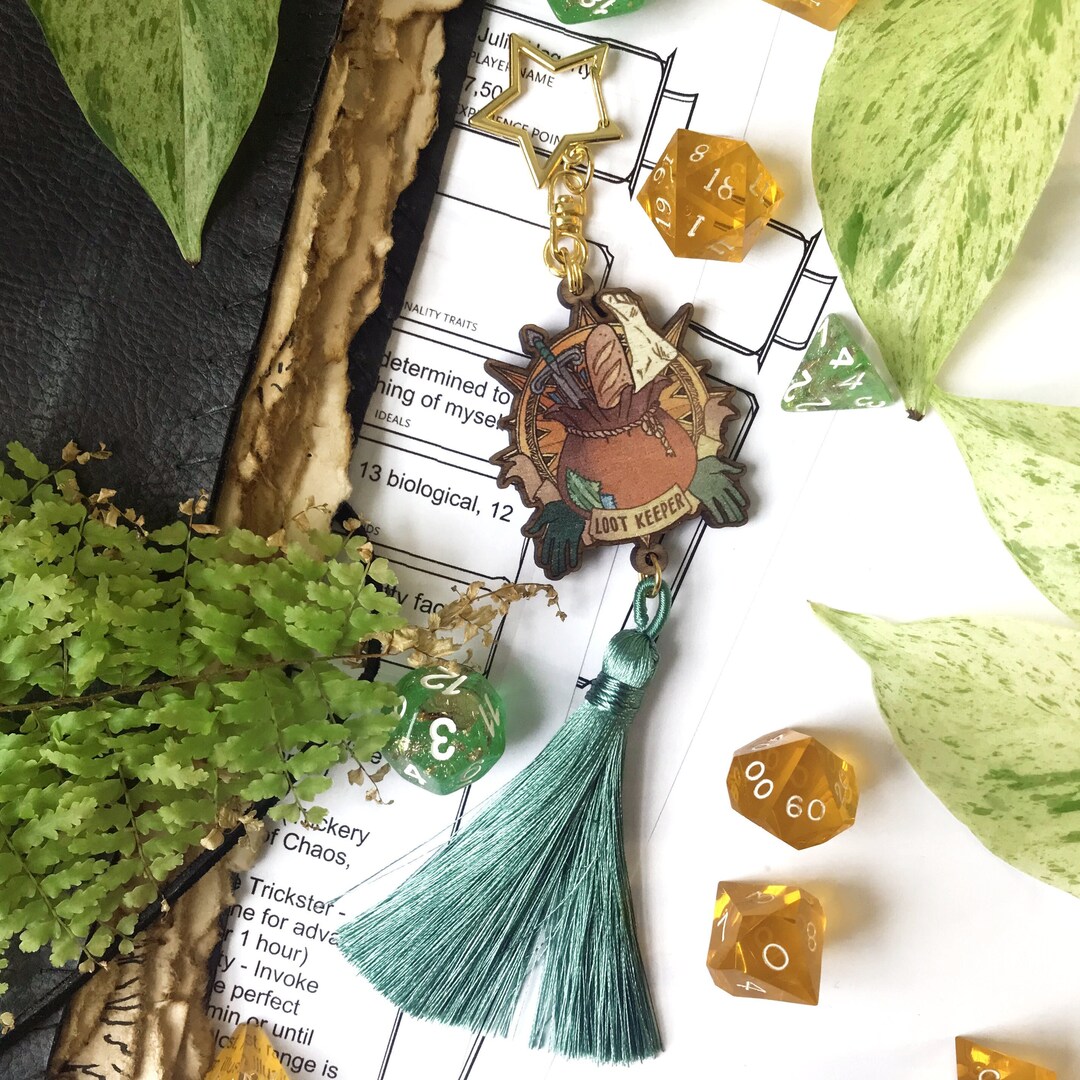 Loot Keeper Charm With Keychain - Etsy