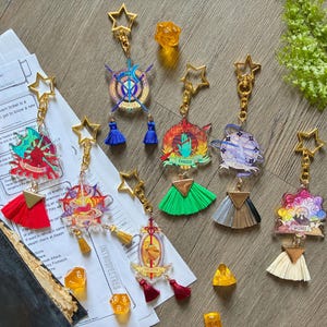DnD Class Acrylic Keychains