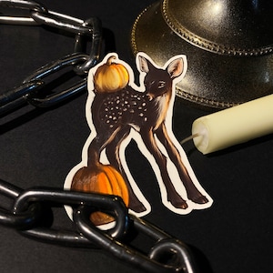 Oh Deer! Sticker • 4.5”/11cm Halloween 2021