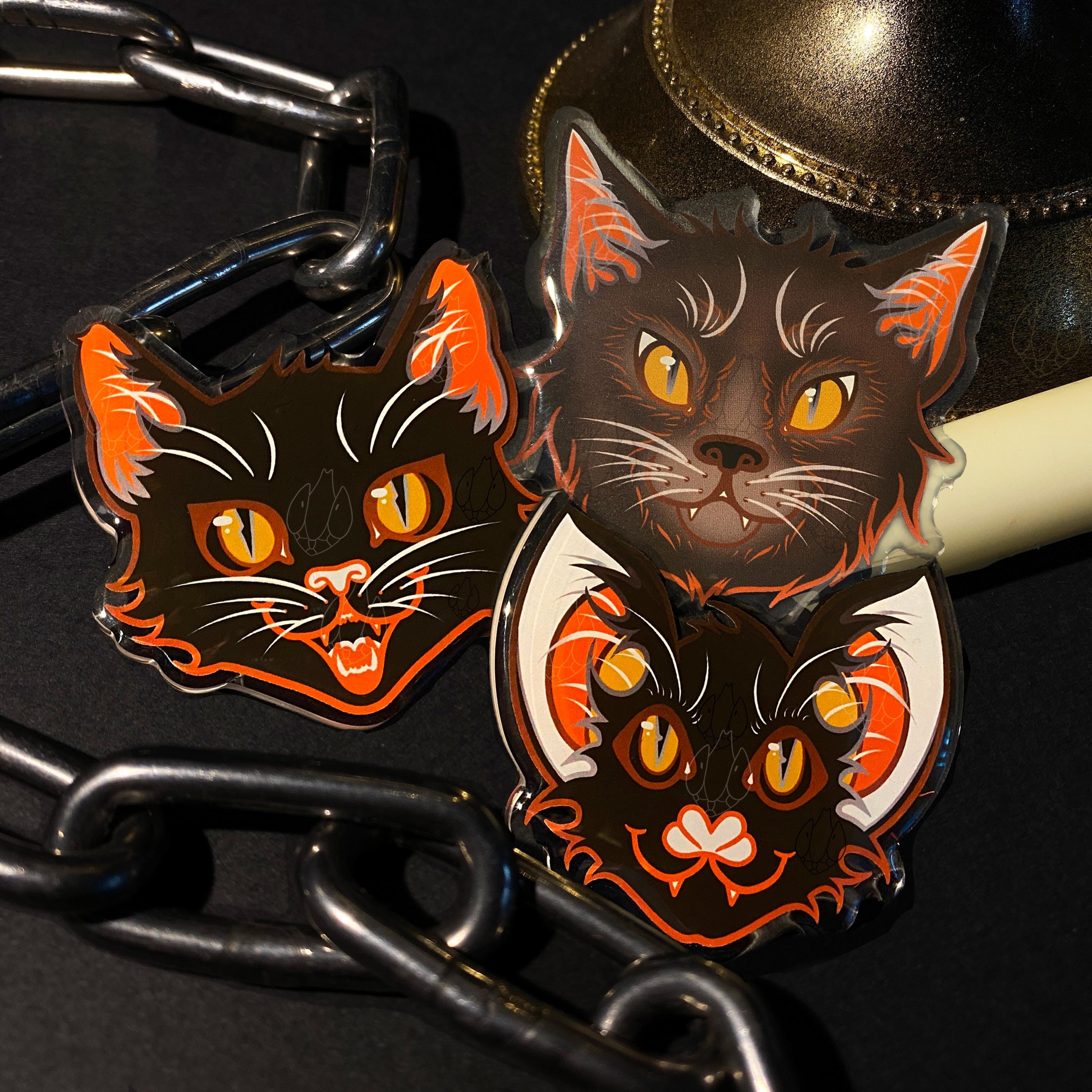Retro Halloween Phone Grips • 2.5”/7.5cm • Vintage Inspired!