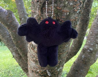 Mothman Plush Keychain • Cryptid Charm