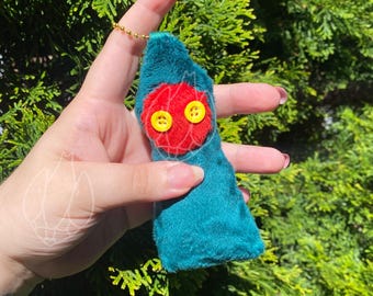 Flatwoods Monster Plüsch-Schlüsselanhänger • West Virginia Cryptid Anhänger