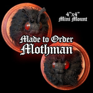 Mini Mothman Wall Mounts • Made to Order