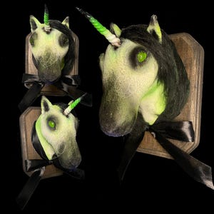 Aroace/Agender Pride Unicorn Wall Mount • OOAK • Pride Month 2023