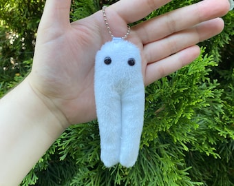 Fresno Nightcrawler Plush Keychain • Cryptid Charm