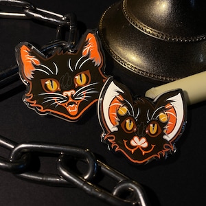 Retro Halloween Phone Grips • 2.5”/7.5cm • Vintage Inspired!