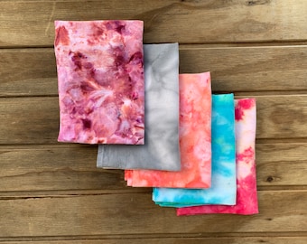 Tea Towel, Flour Sack Towel, Tie Dye Towel, Ice Dyed Towels, Table Linens, Kitchen Towels, Linen Napkins, Tie-Dye