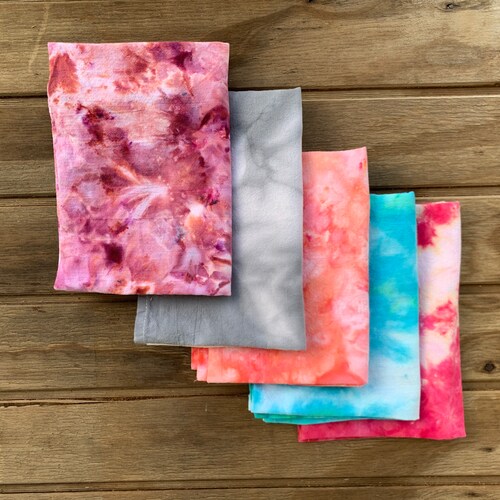 BOHEME Tie Dye Flour Sack Tea Towel Tocayo Hand Ice Dyed Etsy