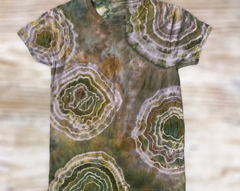Tie-Dye Top, Geode Tie-Dye, Unisex Top, Earthy Top, Tie-Dye Tee, Tie Dye Top, Earthy Tee, Boho Tee, Geode, One of a Kind