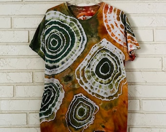 Geode Tie-Dye Top, Tie Dye Shirt, Earthy Tee, Festival Top, Men’s T-shirts, Ice Dye, Geode Tie-Dye, Unisex, Women’s Tees, Boho Tops