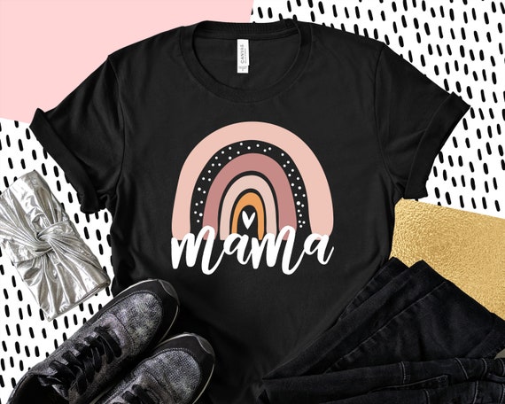 mama rainbow shirt