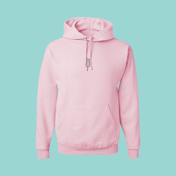 Marshmallow Kawaii bordado cosido Elija entre camiseta sudadera con capucha cuello redondo Hecho y enviado en EE.UU. Etsy Espana