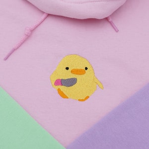 Cut You Chick Embroidered - Choose between tshirt / hoodie / crewneck - Duck Baby Chicken Kawaii Lover Embroidery Art Hens Duckies Cutting