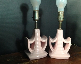Vintage Mid Century Vanity Lamps