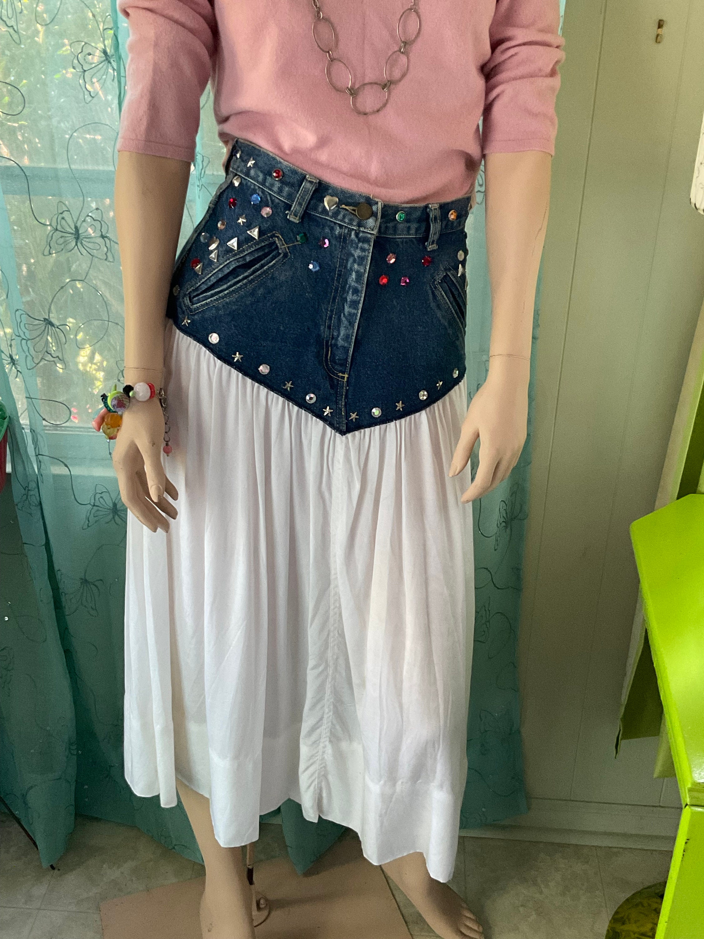 Embellished Midi Skirt