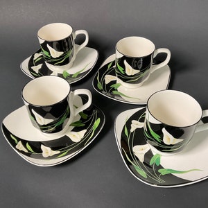 Sango Black Lily Dinnerware - Etsy