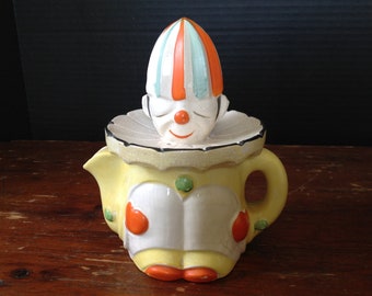Vintage Ceramic Clown Juicer