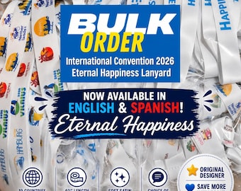 Lanyard Int. Conv. 2026 Eternal Happiness BULK 25, 50, 100 Pack