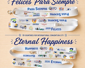 Lanyard International Convention 2026 Eternal Happiness Lanyard