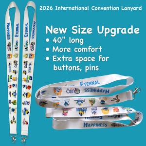 Cordón de la Felicidad Eterna de la Convención Internacional 2026 / Nuevo tamaño