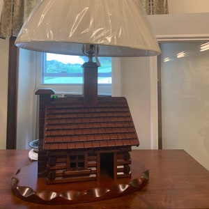 Log cabin 2025 table lamps